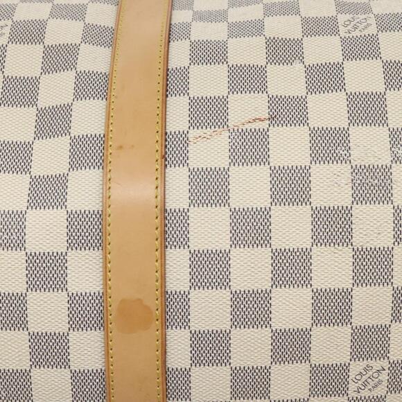 LOUIS VUITTON Damier Azur Keepall Bandouliere 55 Boston Bag N41429 - Picture 6 of 16